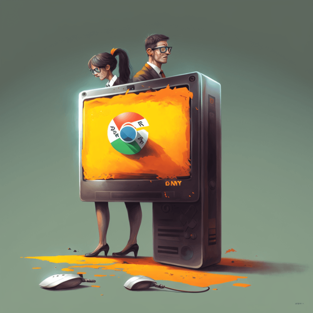 MachineFriend looking at broken chromecast